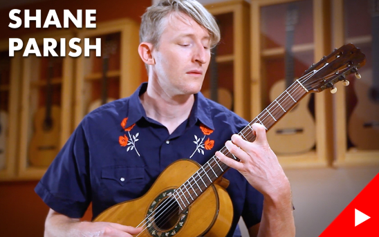 Guitarist and Composer Shane Parish Visits GSI to Record Duets with Saxophone and Solo Pieces.