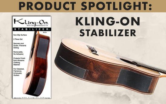 Kling-On Stabilizer –  Improve Your Playing Comfort and Quality Thanks to the Proper Stabilization of Your Guitar.