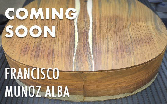 Francisco Munoz Alba - the Winner of the 2nd Antonio Marin Montero Guitar Building Competition in Granada Builds Another Guitar for GSI!