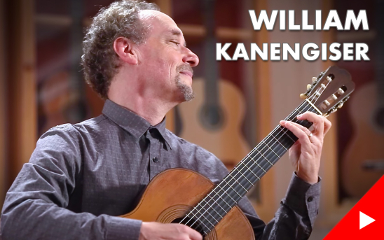 Grammy Award-winning Guitarist, William Kanengiser from the Los Angeles Guitar Quartet, Records Three Solo Pieces on All Three of Tarrega's Torres Guitars!