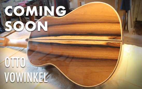 Otto Vowinkel Builds a New Concert Guitar for GSI. See Sneak Peek photos!