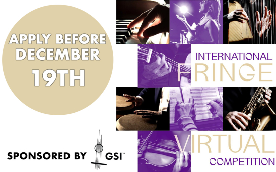 GSI Sponsors the 2021 International Fringe Virtual Competition for Classical Guitar!