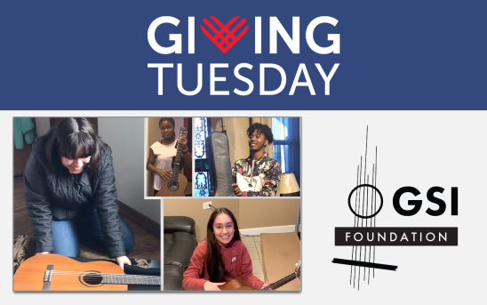 Giving Tuesday - Give The Gift of Music With The GSI Foundation