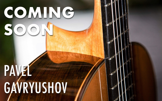Russian-born Luthier From Granada, Pavel Gavryushov, Builds Another Guitar for GSI.