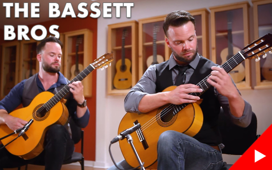 The Bassett Bros. Guitar Duo Records Music by Iron Maiden, Scarlatti, Johnson, and Einaudi!