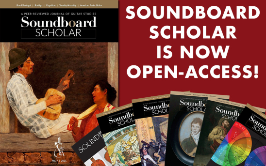 Peer-Reviewed Academic Journal, Soundboard Scholar, is Now Open-Access! Read This Peer-Reviewed Academic Journal by GFA for FREE!