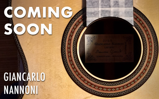 Italian luthier, Giancarlo Nannoni, Shares Sneak Peek Photos of His Second GSI Guitar.