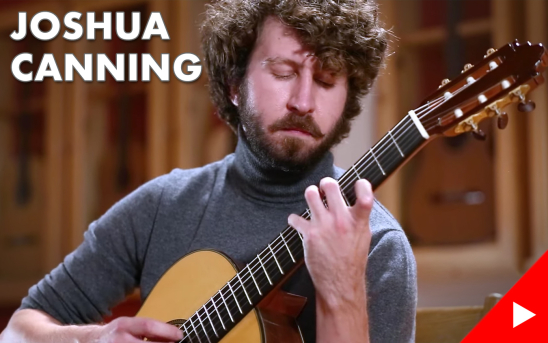 Guitarist Joshua Canning Records At Guitar Salon International For The First Time.