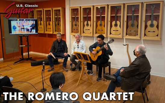 The Romero Guitar Quartet Gives a Masterclass at GSI.