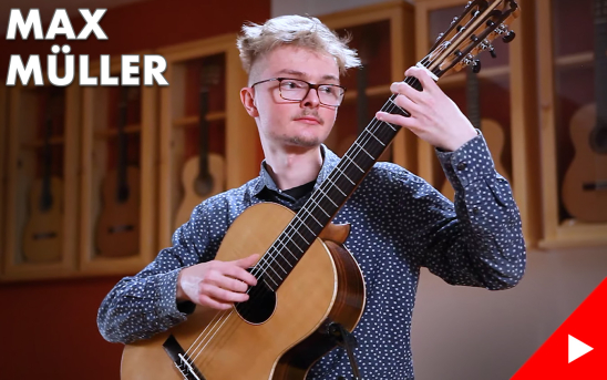 Berlin-based Guitarist, Max Müller, Records Five Videos During His First Visit To GSI. Berlin-based Guitarist, Max Müller, Records Five Videos During His First Visit To GSI.