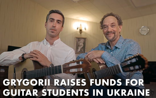 GSI Foundation Scholar, Grygorii Koval, Raises Funds For Guitar Students in Vinnytsia, Ukraine