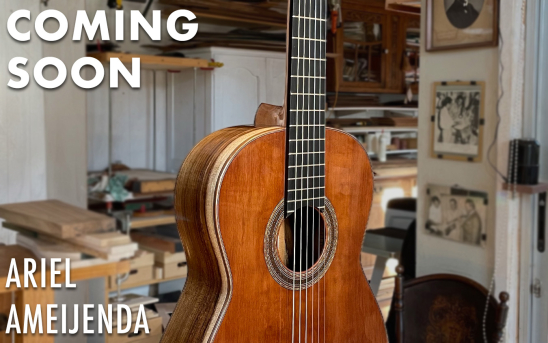 Ariel Ameijenda Builds His Last Guitar From the Stock  Of Alerce Wood That Belonged To His Father