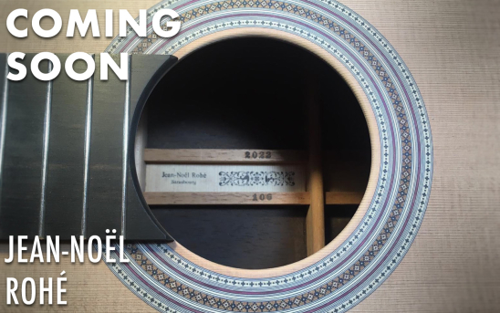 Our First Cedar Guitar From Jean-Noël Rohé Is Coming Soon To GSI!