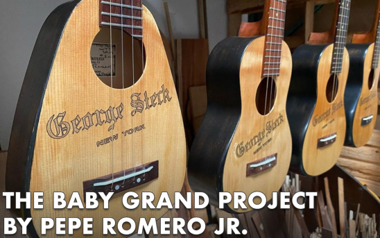The Baby Grand Project - New Ukuleles and Mini-Guitars by Pepe Romero Jr.