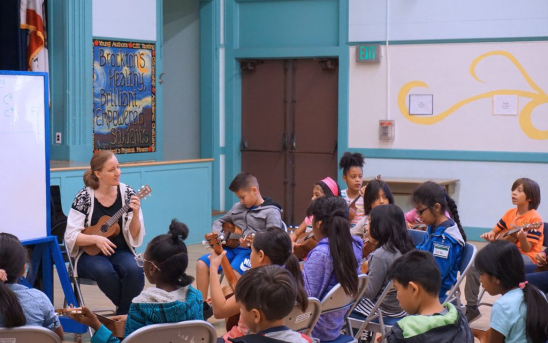 GSI Foundation Visits Brockton Avenue Elementary