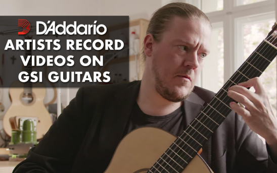 D'Addario Artist, Otto Tolonen, Records For GSI In Angela Waltner's Workshop in Berlin.
