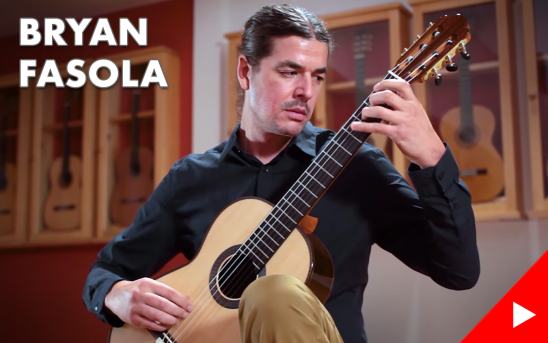 Bryan Fasola Records Six New GSI Videos With Music by Bach, Falla, Narváez, and Chapdelaine.