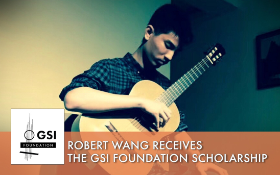Robert Wang Becomes the 2022-2023 GSI Foundation Scholar