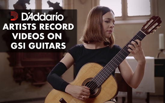 D'Addario Artist, Veronika Mushkina, Records On-Location on a Stefan Nitschke "Hauser" guitar.