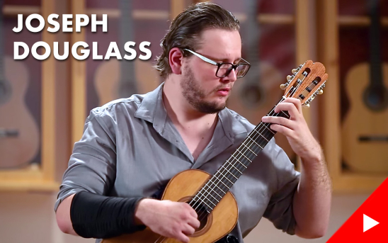 Classical Guitarist Joseph Douglass Records Spanish Music and An Argentine Tango at GSI