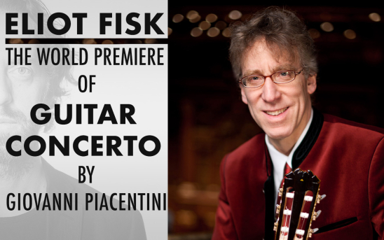 Giovanni Piacentini's "Guitar Concerto" Will Be Premiered In Mexico City by Eliot Fisk! Giovanni Piacentini's "Guitar Concerto" Will Be Premiered In Mexico City by Eliot Fisk!