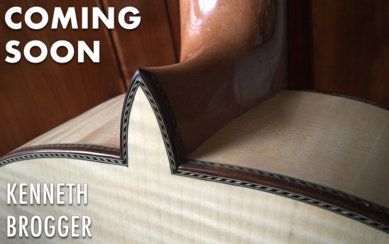 Denmark's Top Guitar Maker, Kenneth Brogger, Shares Sneak Peek Photos of His Next Guitar!