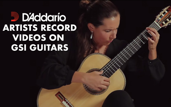 D'Addario Artist, Carlotta Dalia, Records Tarrega On a New Gabriele Lodi Guitar.