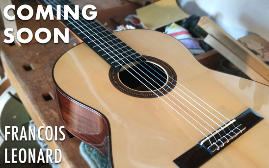 Francois Leonard Shares the Photos of His New Spruce Top Guitar Made for GSI!