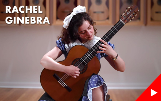 Rachel Ginebra from Rochester, NY, Records Music by Tárrega, Barrios Mangoré, and Kleynjans at GSI!