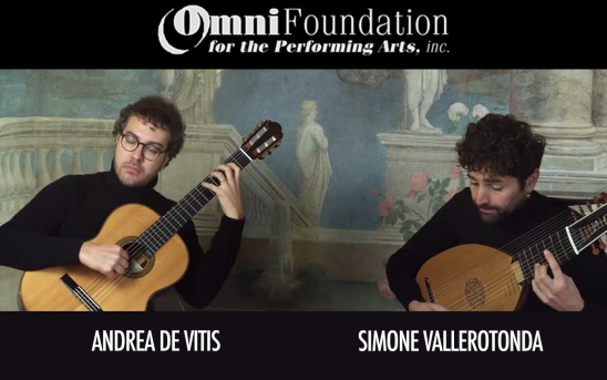 Omni On-Location: Valle&Vitis Duo plays "Preludio - Balletto" (In The Style Of Weiss) By Manuel Ponce