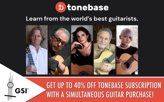 Buy A Guitar And Receive Up To A 40% Discount Off A Tonebase Subscription!