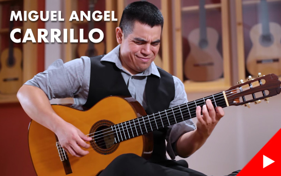 Miguel Angel Carrillo - Los Angeles-based Classical & Flamenco Guitarist Records at GSI.