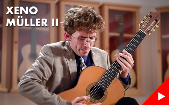 Xeno Müller II Is Back With Seven New GSI Videos Featuring Works by Sérgio Assad, Francisco Tárrega, Alexandre Tansman, and Horacio Casteglione
