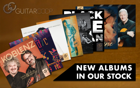 New GuitarCoop Albums Are Available In Our Stock - Featuring Zoran Dukić, Aniello Desiderio, João Camarero, Quaternaglia, Brazilian Guitar Duo, and Fabio Zanon