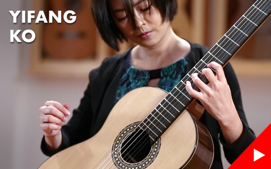Taiwanese Guitarist, Yifang Ko, Records Five Videos During Her First Visit To GSI.