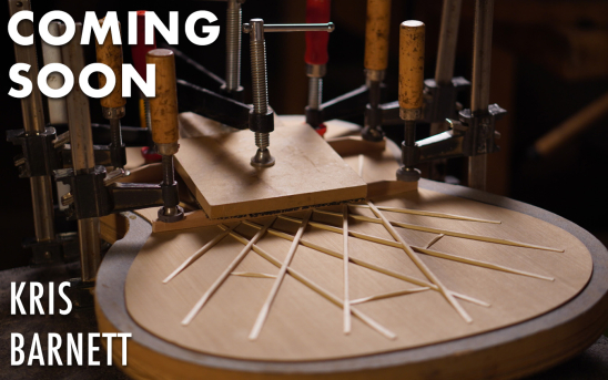 Kris Barnett Builds A New Guitar Featuring A Bracing Pattern Based On The Golden Ratio.