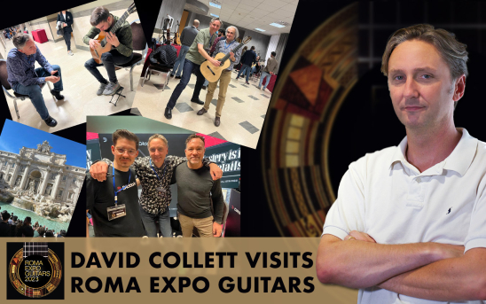GSI President, David Collett, Visits Italy for the 2023 Roma Expo Guitars. See the Photos!