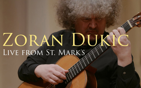 Zoran Dukić Performs at the Live from St. Mark's Concert Series - Watch the Full Concert!