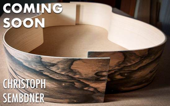 Christoph Sembdner Shares Sneak Peek Photos of His New Guitar Built for GSI!