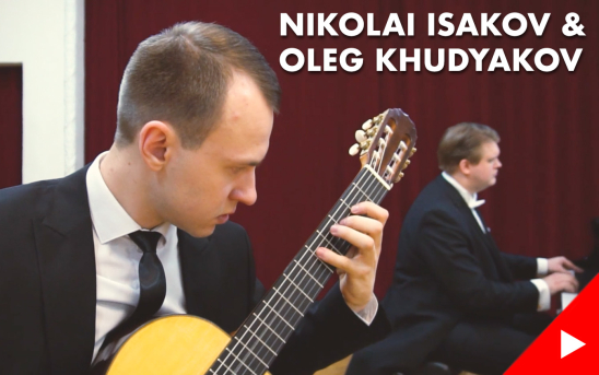 Nikolai Isakov and Oleg Khudyakov Perform "Concierto No. 1 in D Minor, BWV 1052: I. Allegro" (Feat. Vladimir Druzhinin Guitar)