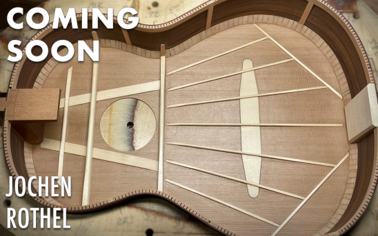 One of the Finest German Luthiers, Jochen Rothel, Shares The Photos Of His Newest Guitar Made For GSI.