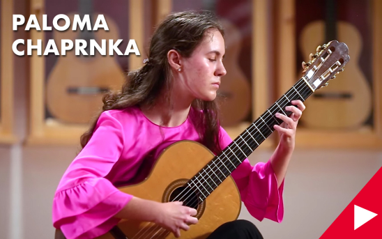 13-Year-Old Guitar Student, Paloma Chaprnka, Records At GSI!