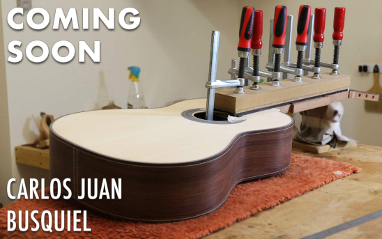 A New Guitar From Carlos Juan Busquiel is Coming Soon to GSI. Check out the photos!