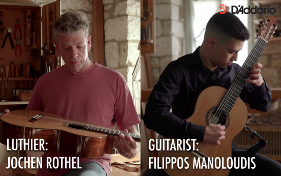 Filippos Manoloudis Records GSI Videos in Jochen Rothel's Workshop in Sommerhausen, Germany