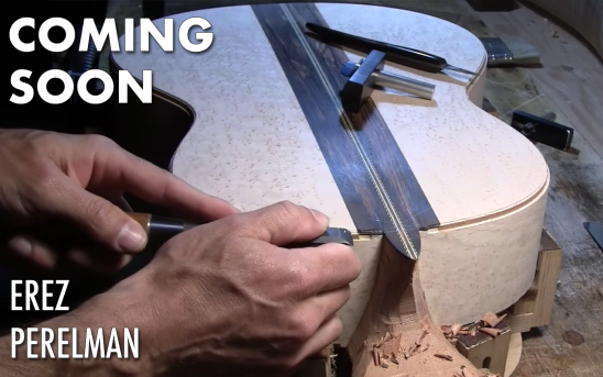 A Stunning Birdseye Maple Guitar Is Coming Soon to GSI From Erez Perelman's New Workshop in Canada!
