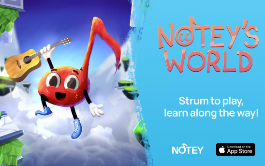 Enter "Notey's World" - A New Music Education Mobile Game Is Finally Available For Download!