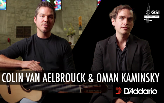 Luthier Colin van Aelbrouck and D'Addario Artist Oman Kaminsky Featured In Our Newest On-Location Video Shoot!