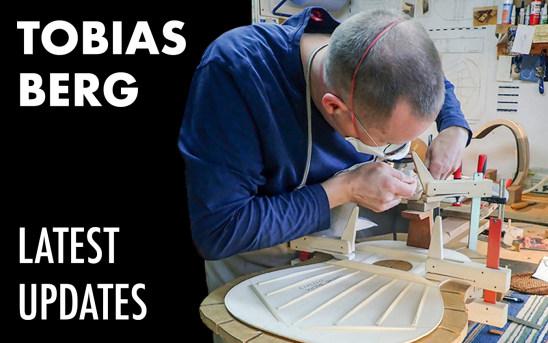 Luthier Tobias Berg Featured In An Article By Sjöbergs!