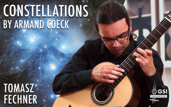 Tomasz Fechner Explores Space with Marc Dickinson's "Cosmic" guitar and Armand Coeck's "Constellations".