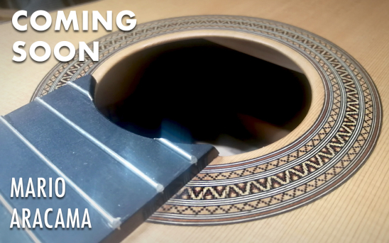 Kamagong Back & Sides in Mario Aracama's Newest Guitar Built For GSI!
